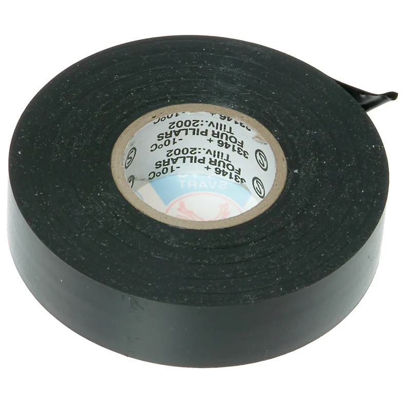 Electrical tape 20m x 19mm, Black, 1 piece
