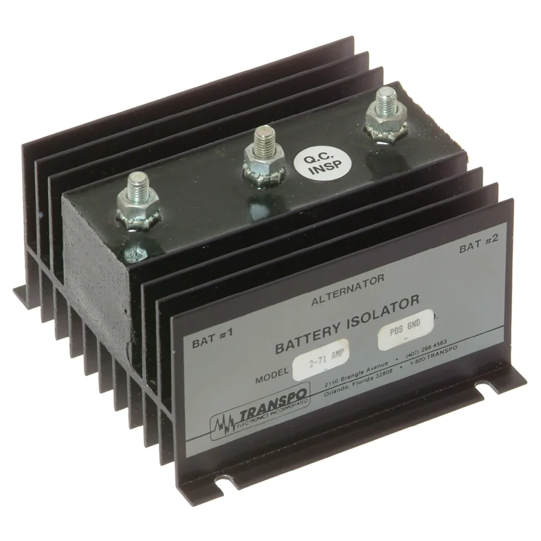 Battery Isolator 70A, positive terminal.