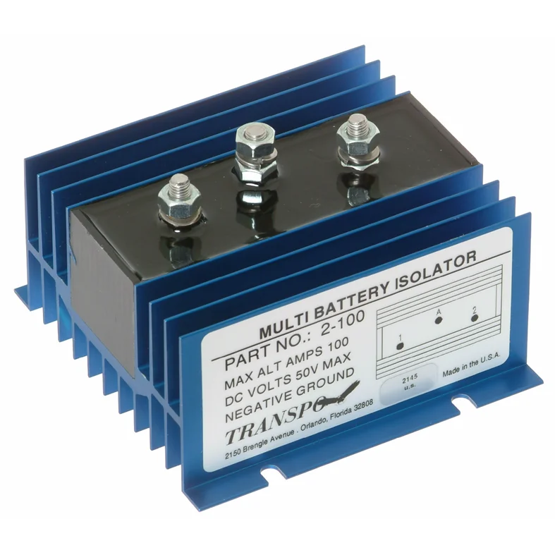 Battery Isolator 100A, 3 terminals.