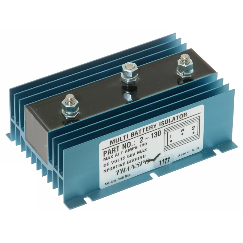 Battery isolator 130A, 3 terminals.