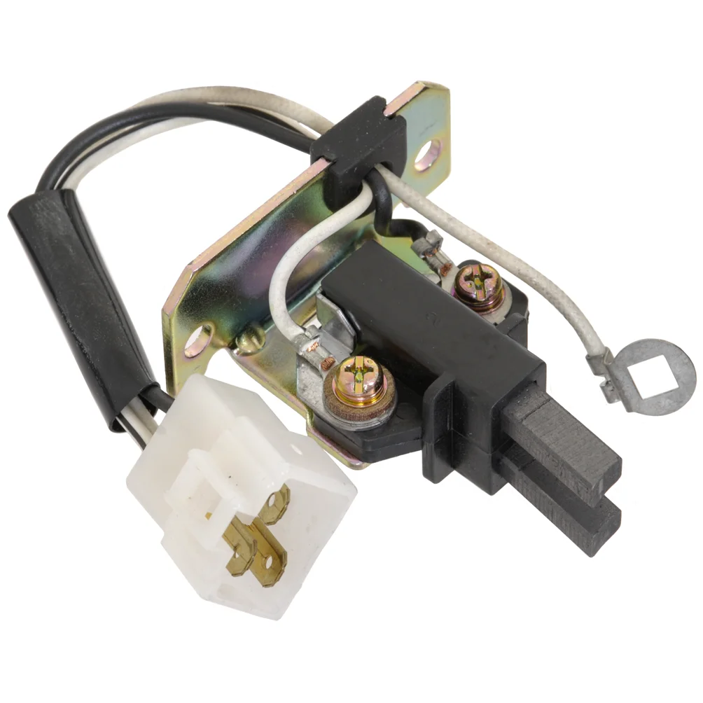 Brush holder. Here. L150-53302 alternator.