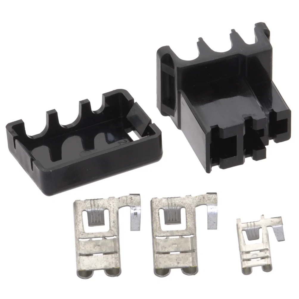 Contact piece + flat pin