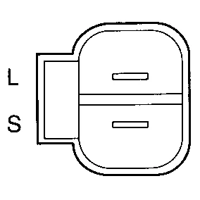 Voltage regulator Mits. A866X 00179, Mazda