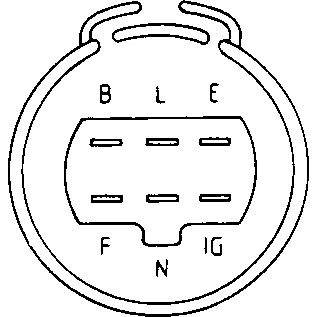 Voltage regulator 12V, ND 026000-4070