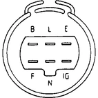 Voltage regulator 12V, ND 026000-4070