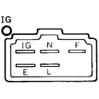 Voltage regulator 026000-1670, 24V
