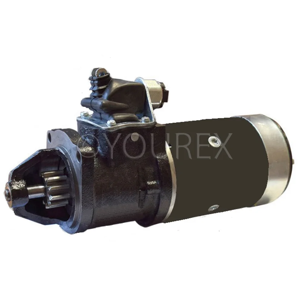 Starter motor 12V, 11K, Fits International Harvester-Case