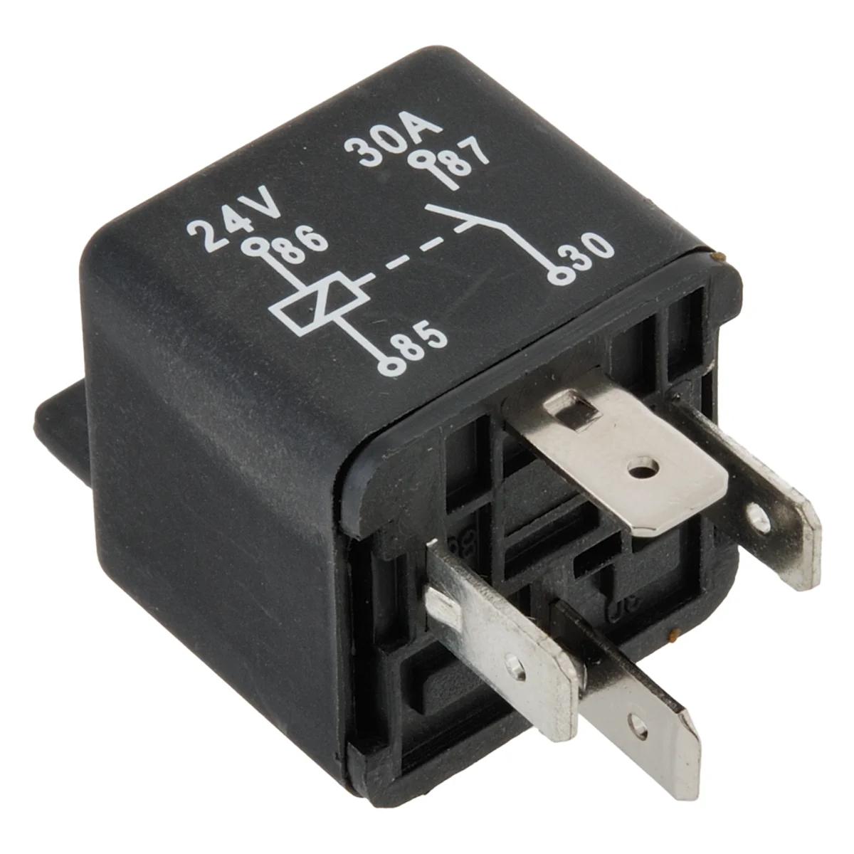 Mini relay 24V-30A, 4 pins