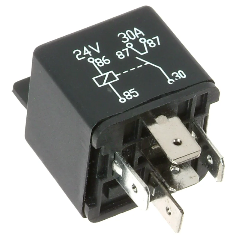 Mini relay 5 pins. 24V-20/30A