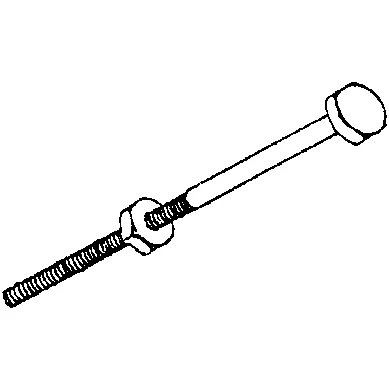 End cover bolt Fiat/Marelli