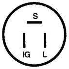 Voltage regulator ND 126000-1260, 12V