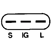 Voltage regulator 126000-1580/1670,12V