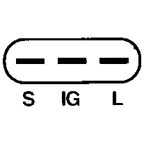 Voltage regulator ND 126000-1870, 12V