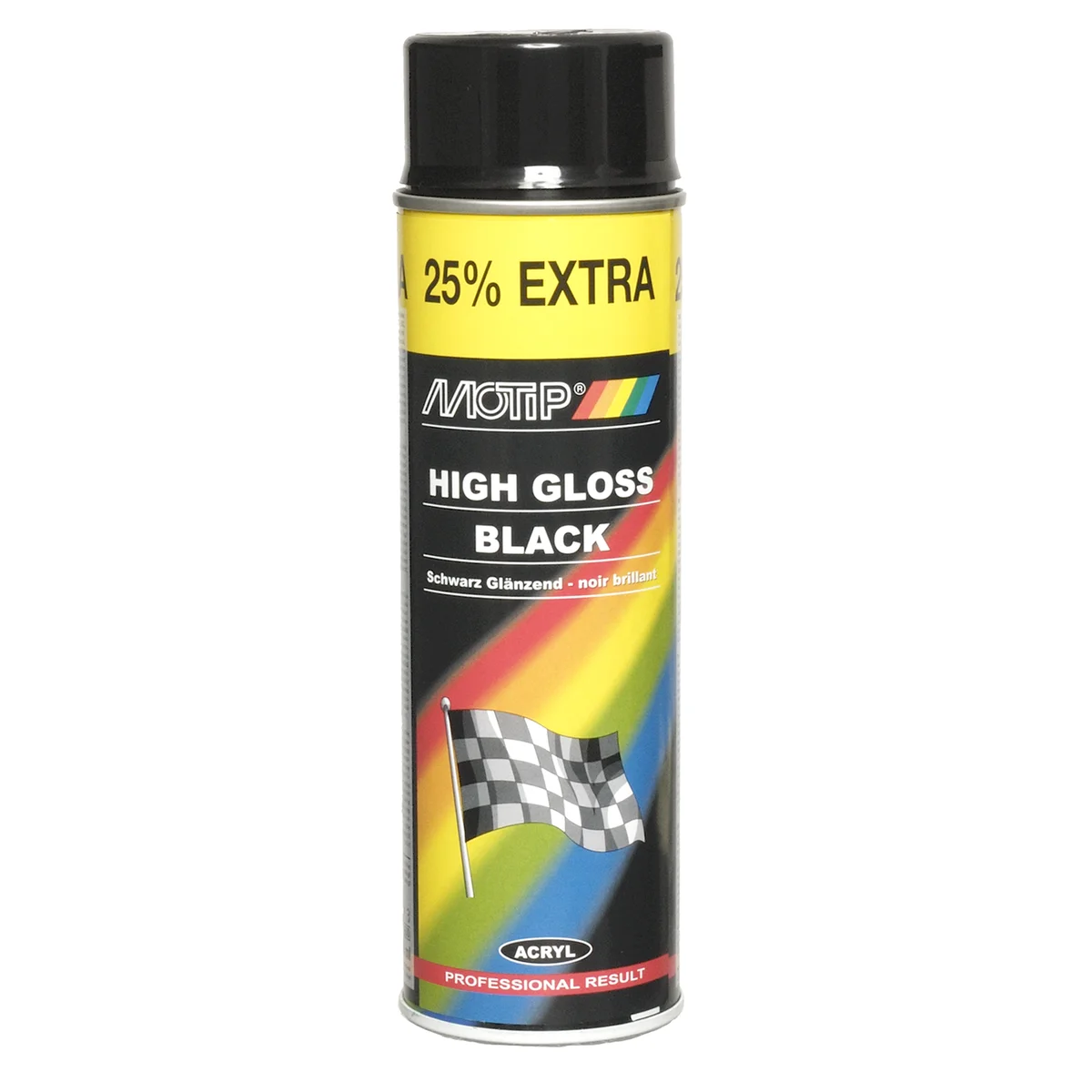 Spray paint Glossy black 500ml