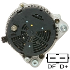 Alternator 12V-115A fits Volvo