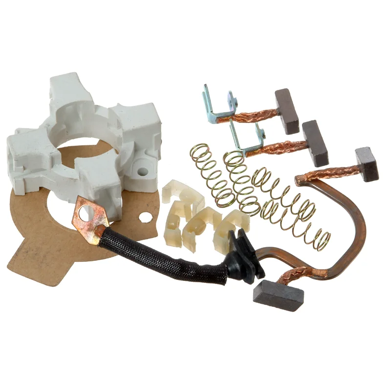 Brush holder plate LU M80 with brush, clockwise.