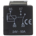 Mini relay 4-pin, 24V-50A, Resi