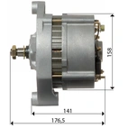 Alternator 24V-55A fits Volvo