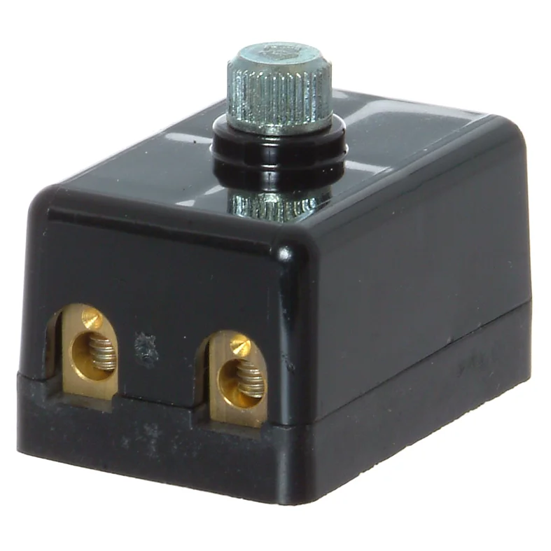 Fuse box, 2 porcelain fuses.