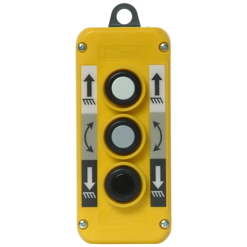 Control box, 3 push buttons