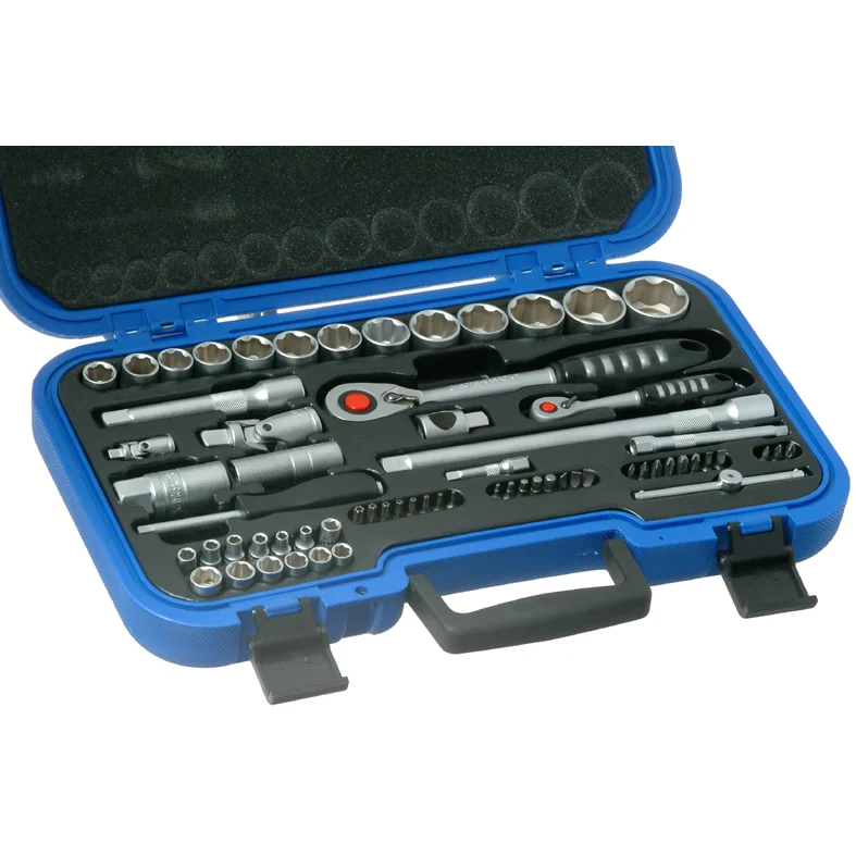 Socket set 1/4"-1/2" 66 pieces