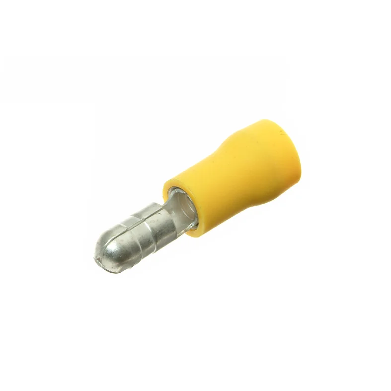 Round pin yellow, 5mm, 50 pcs