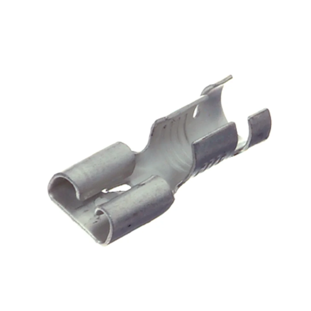 Hub flange sleeve, insulated, 6.3mm, 100 pcs