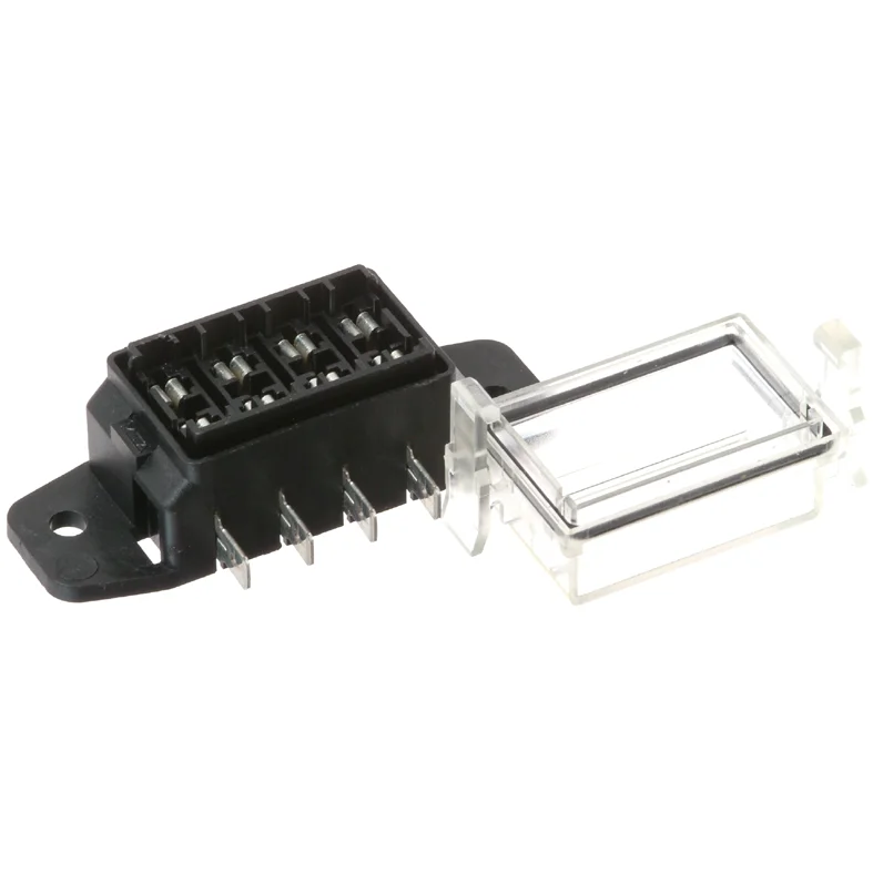 4-piece fuse box with pin connection