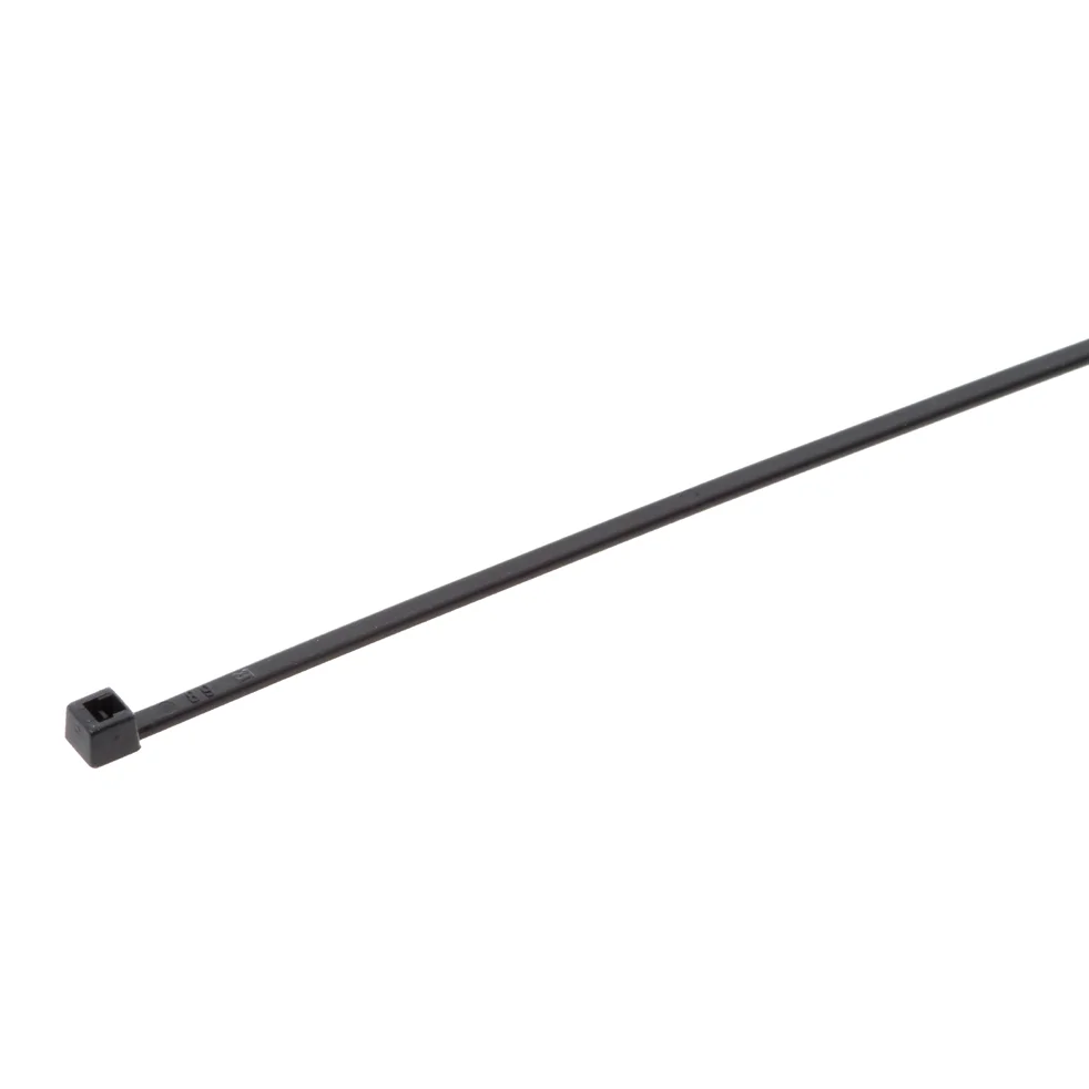 Black cable tie 135x2.5mm, 100 pcs