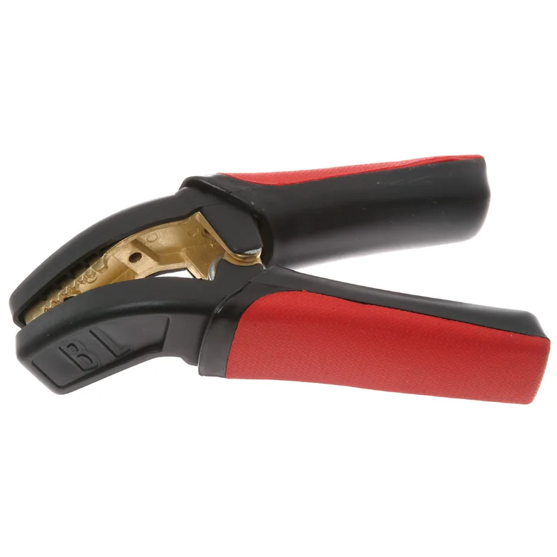 Battery clamp, angled, 500A, black