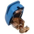 Battery terminal quick connect, blue