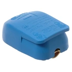 Battery terminal quick connect, blue