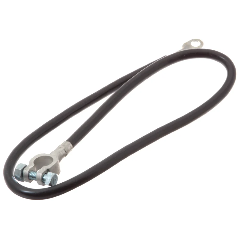 Battery cable with terminal and insulation. 75cm