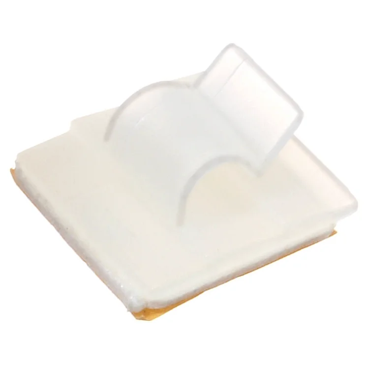 Self-adhesive cable clamp 5mm, 100 pcs