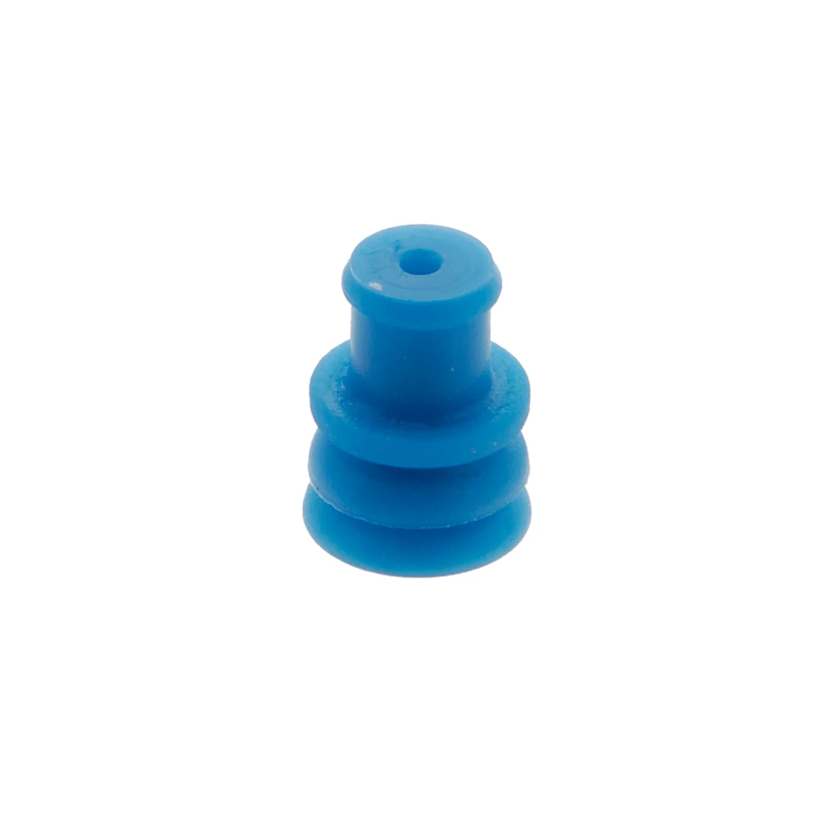 Blue rubber plug, 100 pcs