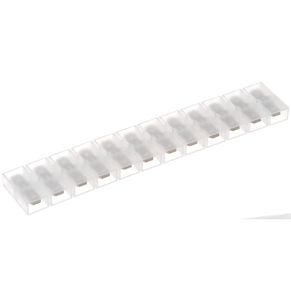 Connecting strip, flat terminal, 10-pin