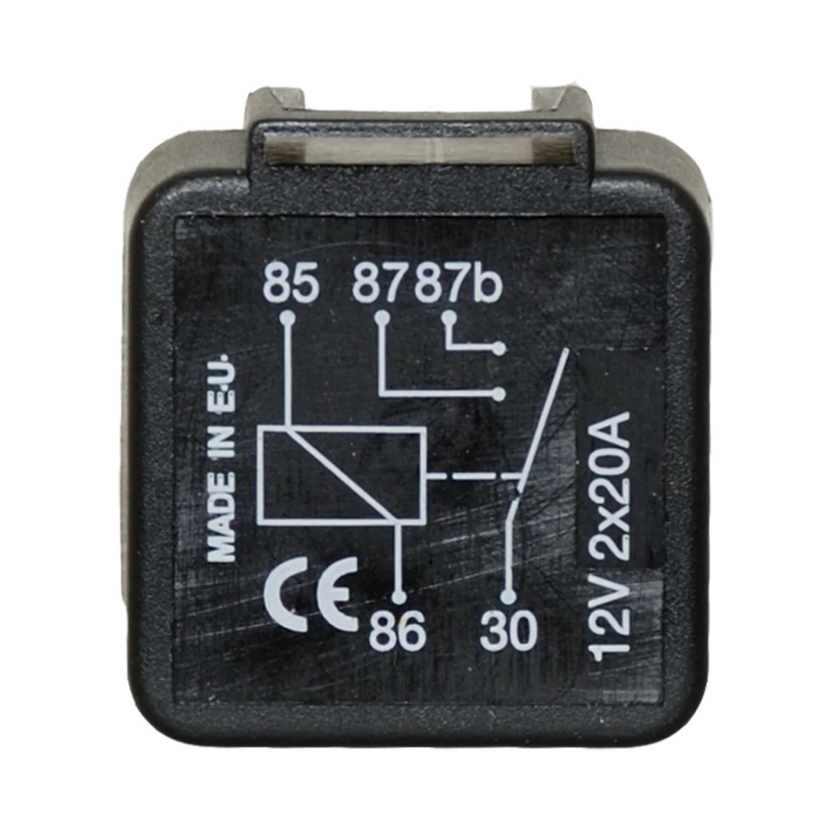 Mini relay 12V-2x20A, 5-pin