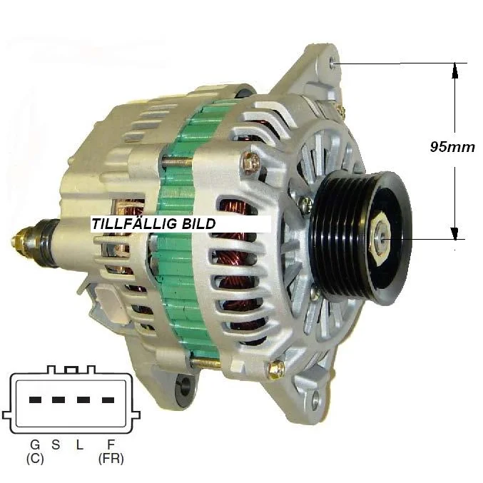 Alternator 12V-120A compatible with Mitsubishi