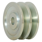 Pulley 15x74 mm, 2-rib Denso