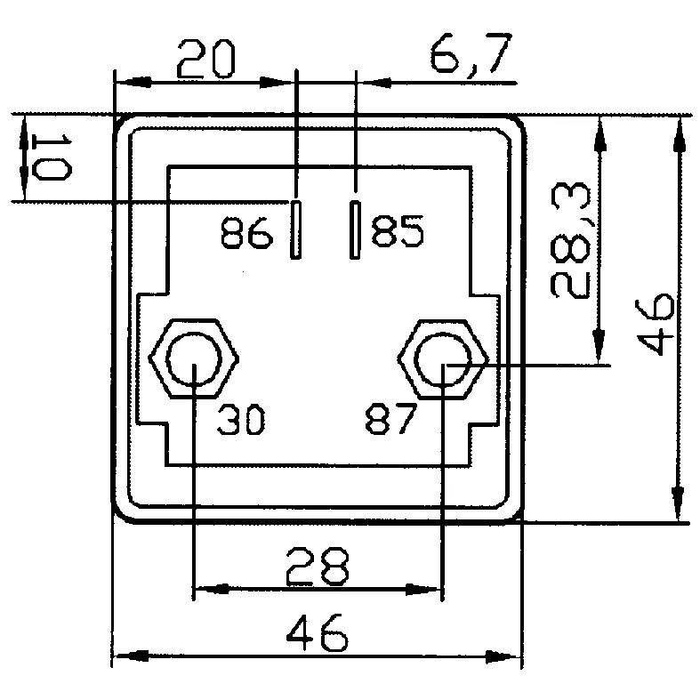 Mini relay extra HD 12V-200A