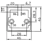 Mini relay extra HD 24V-80A