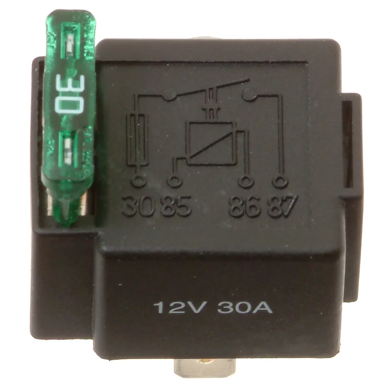 Mini relay 12V-30A, with fuse