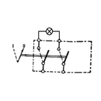 Pressure switch / red12V / 15A On / Off