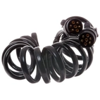 Trailer spiral cable set 7p 2.5m
