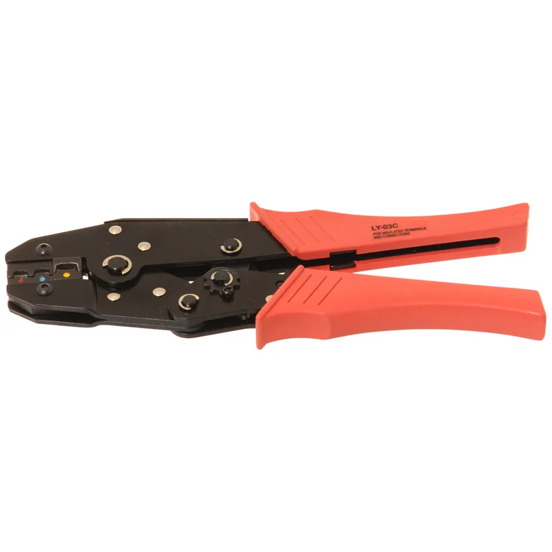 Pliers for insulated cable lugs
