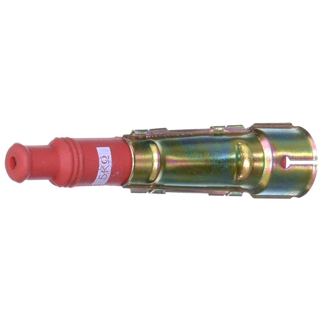 Metal ignition cap, straight, 5000 ohm