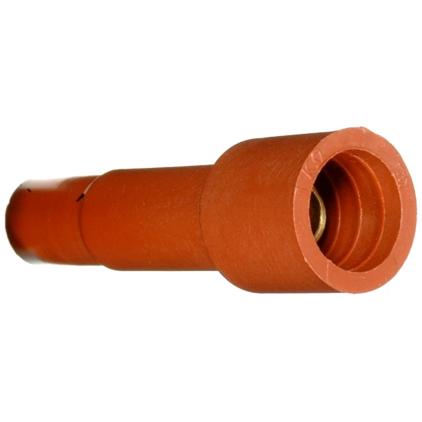 Spark plug cap, straight, 1000 ohm