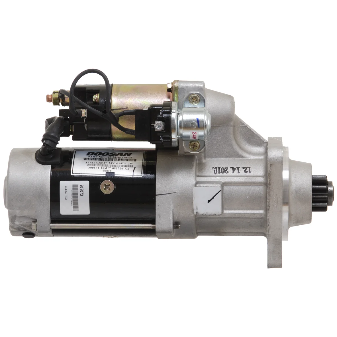 Doosan Starter motor 24V-6.0kW