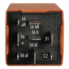 Light relay Saab 900/9000, 8 terminals