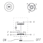 Push button switch Side marker light